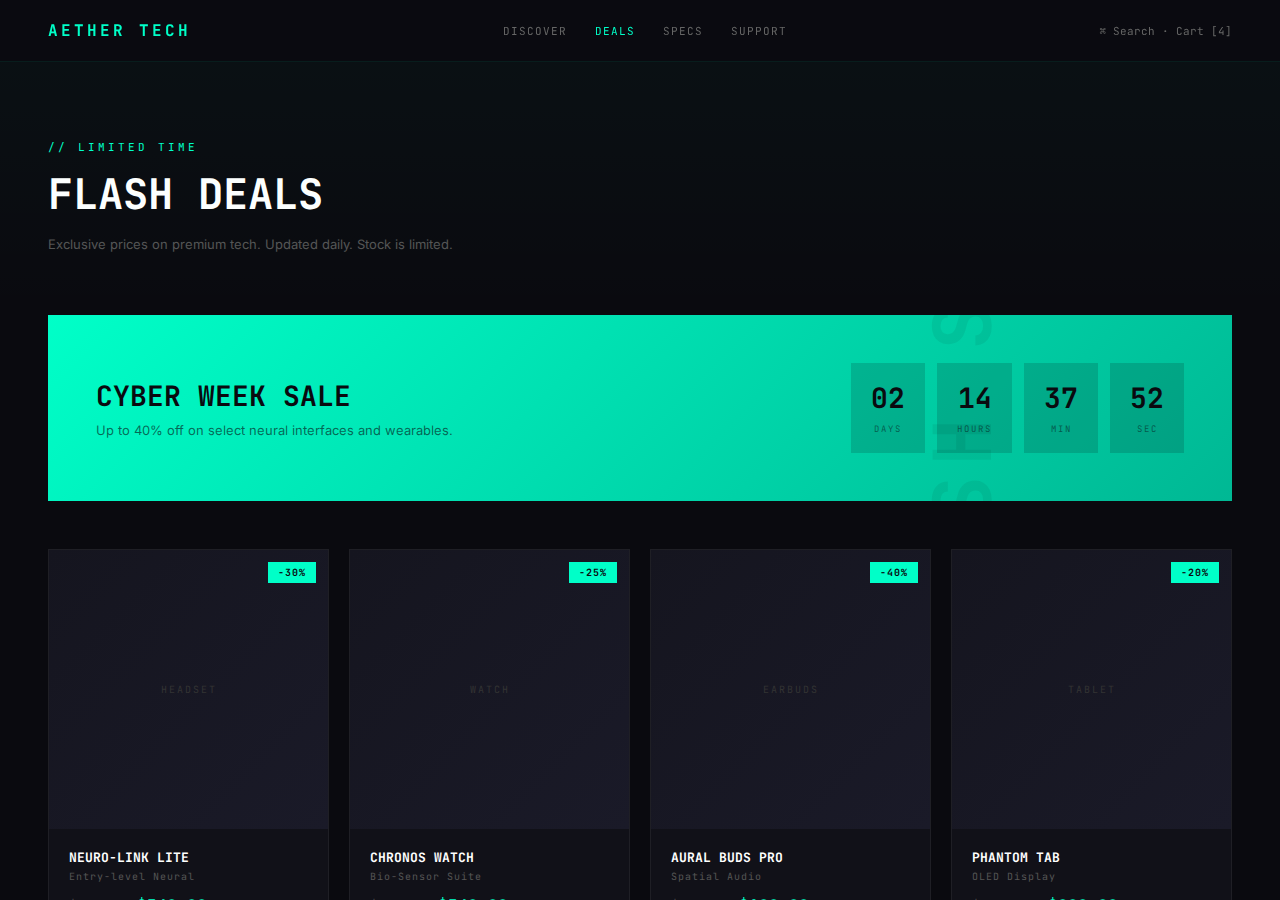 Aether Tech — Deals