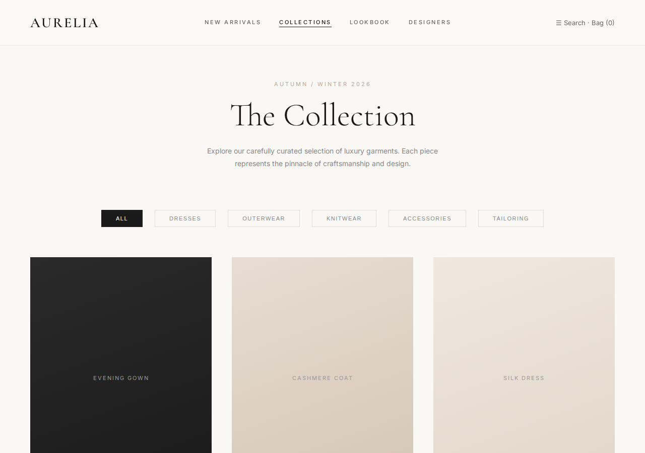 Aurelia Fashion — Collection